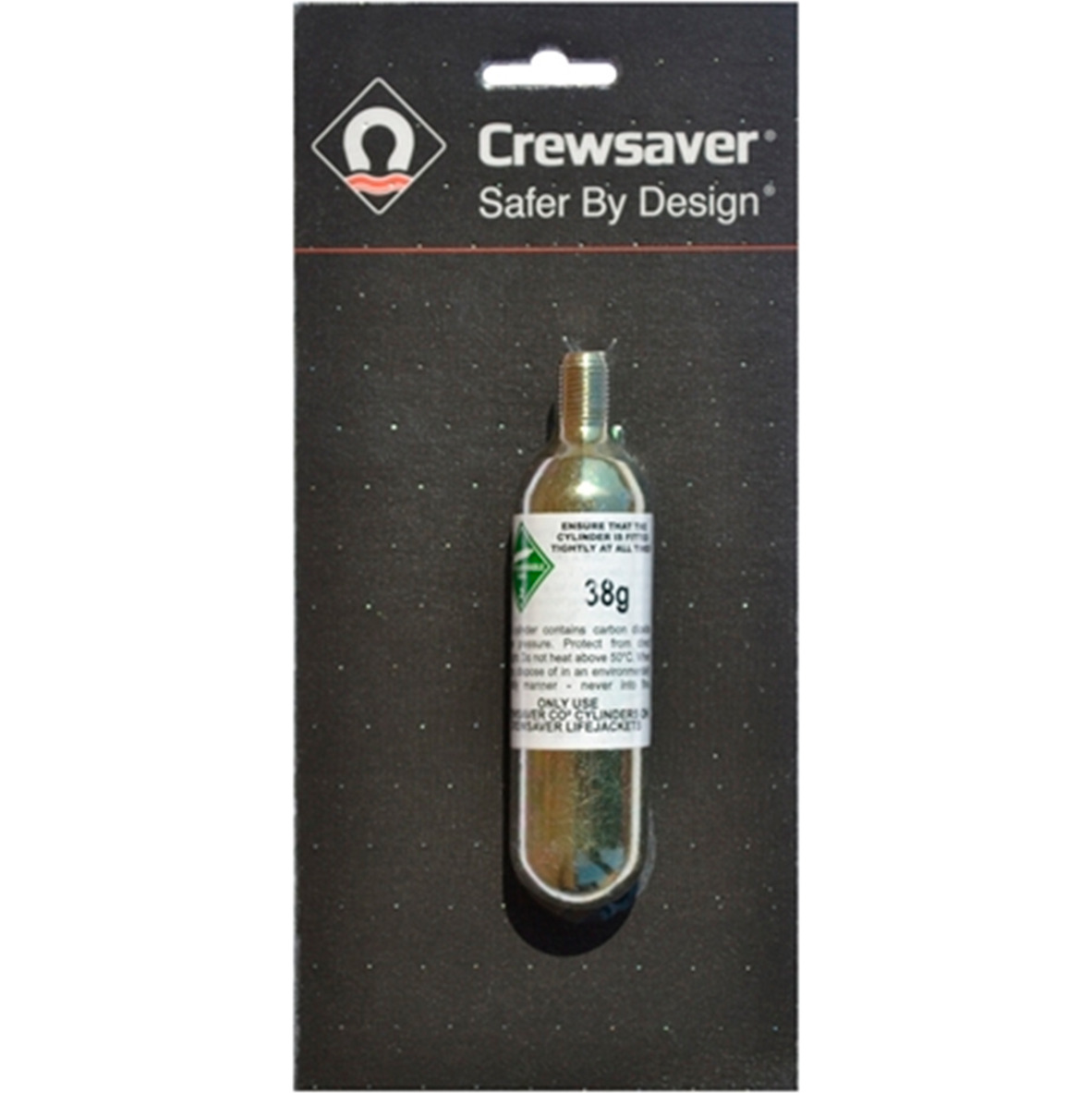 2026 Crewsaver 38g Co2 Rearm Replacement Cylinder 10034