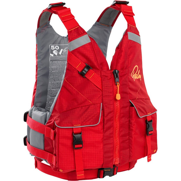 2026 Palm Hydro Adventure PFD Buoyancy Aid 11464 - Red
