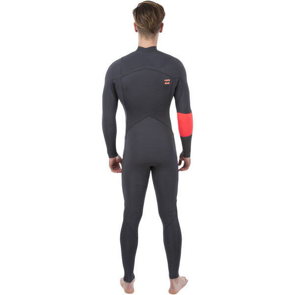 Billabong Revolution Chest Zip 3/2mm Wetsuit in GRAPHITE Q43M04