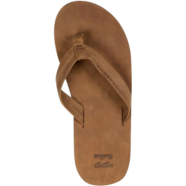 Billabong All Day Leather Flip Flops in HONEY W5FF16