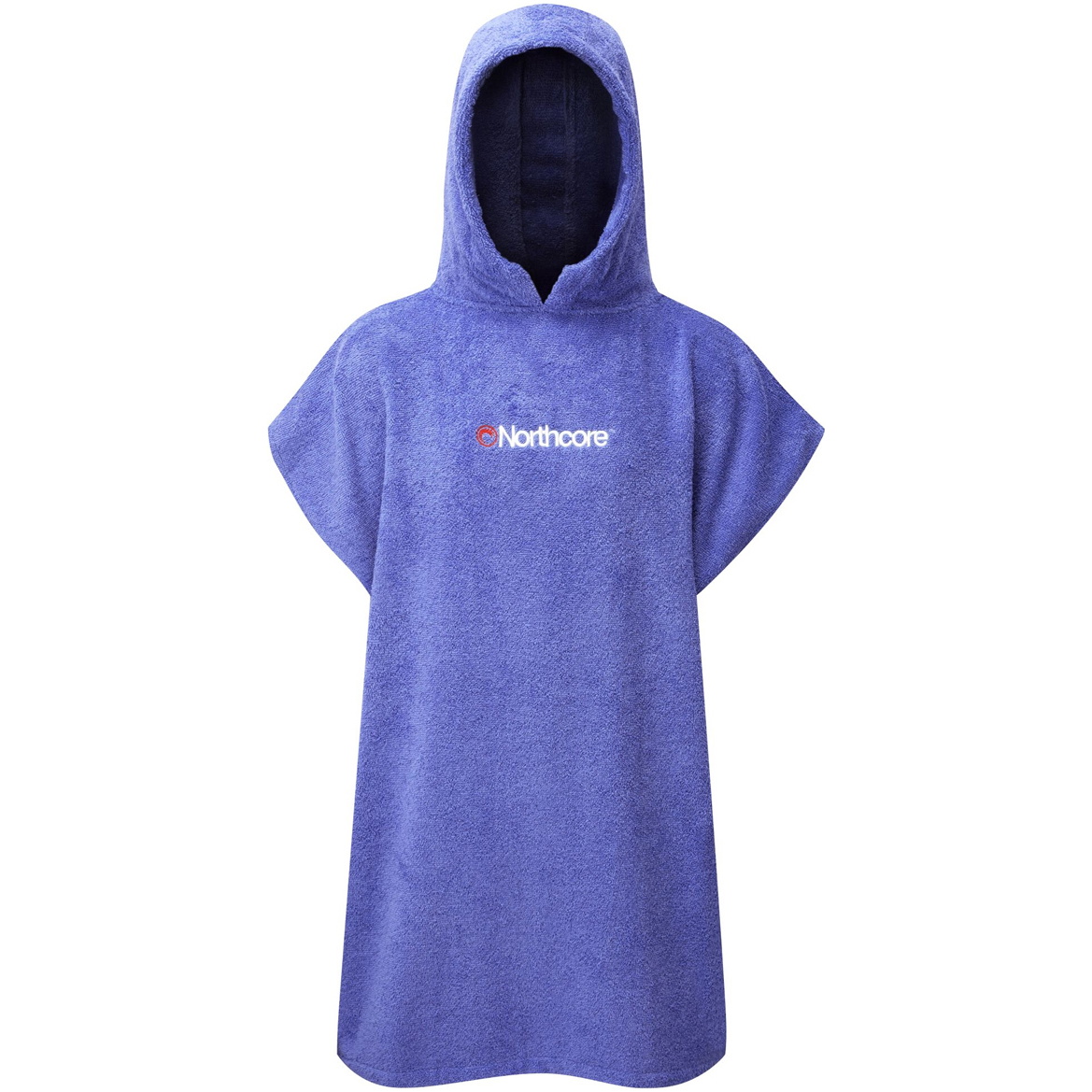 2026 Northcore Kids Beach Basha Hooded Towel Changing Robe / Poncho NOCO24D - Purple
