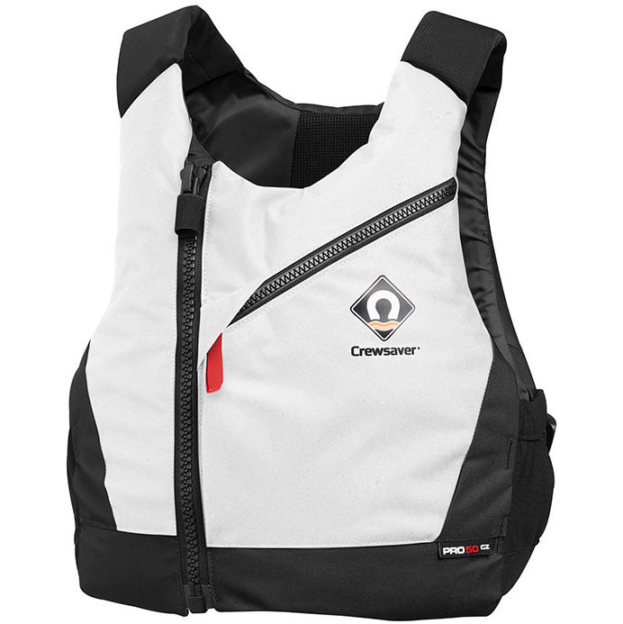 2026 Crewsaver Pro 50N Chest Zip Buoyancy Aid White 2631
