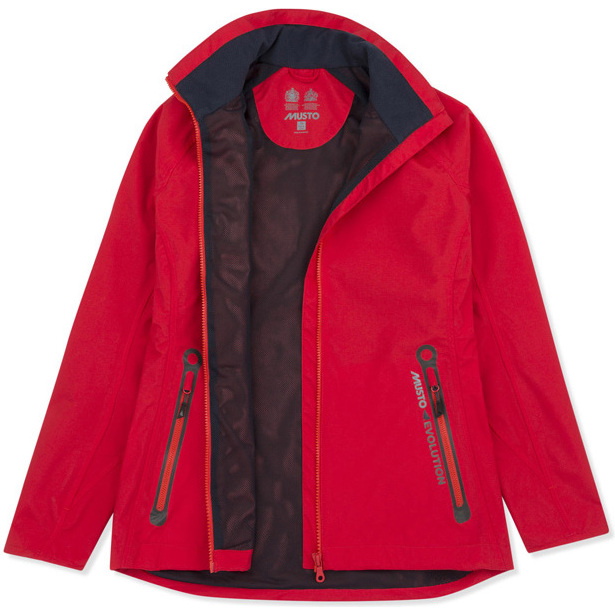 Musto Womens Essential Crew BR1 Jacket TRUE RED EWJK058