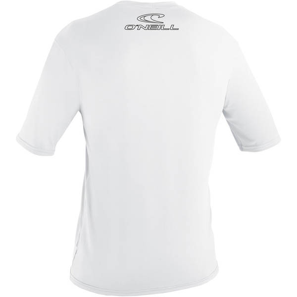 2026 O'Neill Mens Basic Skins Short Sleeve Sun Shirt 3402 - White