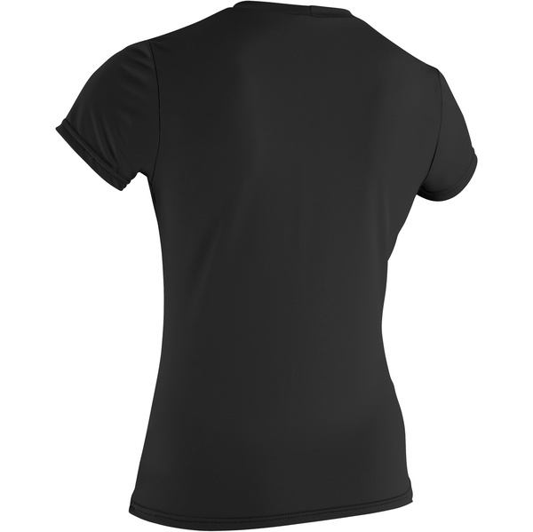 2026 O'Neill Womens Basic Skins Short Sleeve Rash Tee 3547 - Black