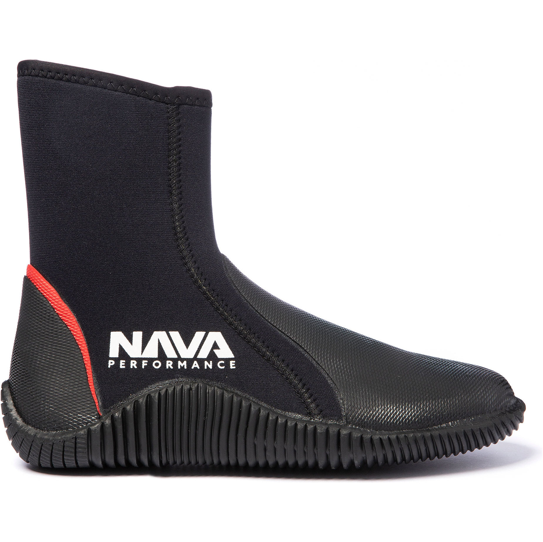 2026 Nava Performance 5mm Neoprene Zipped Boots NAVABT02 - Black