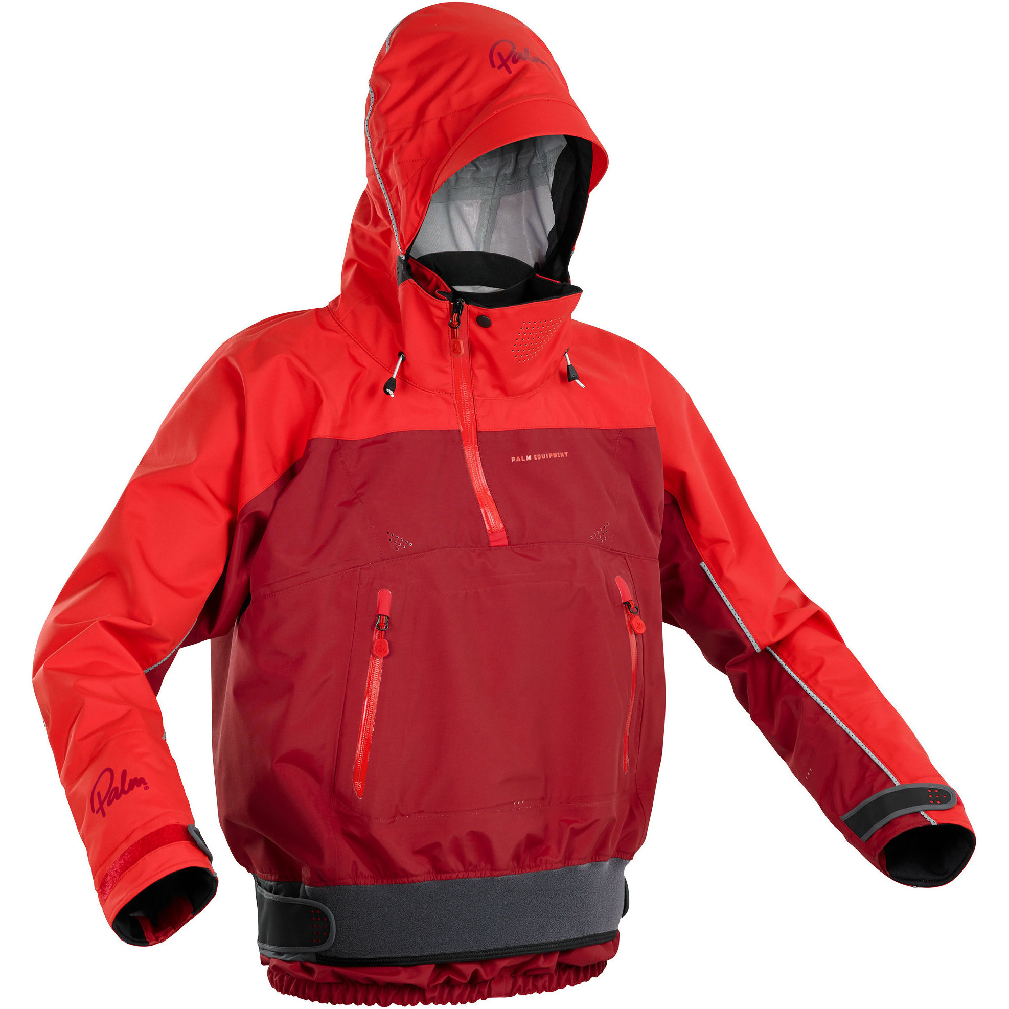 2026 Palm Mens Bora Touring Kayak Jacket 12499 - Chilli / Flame