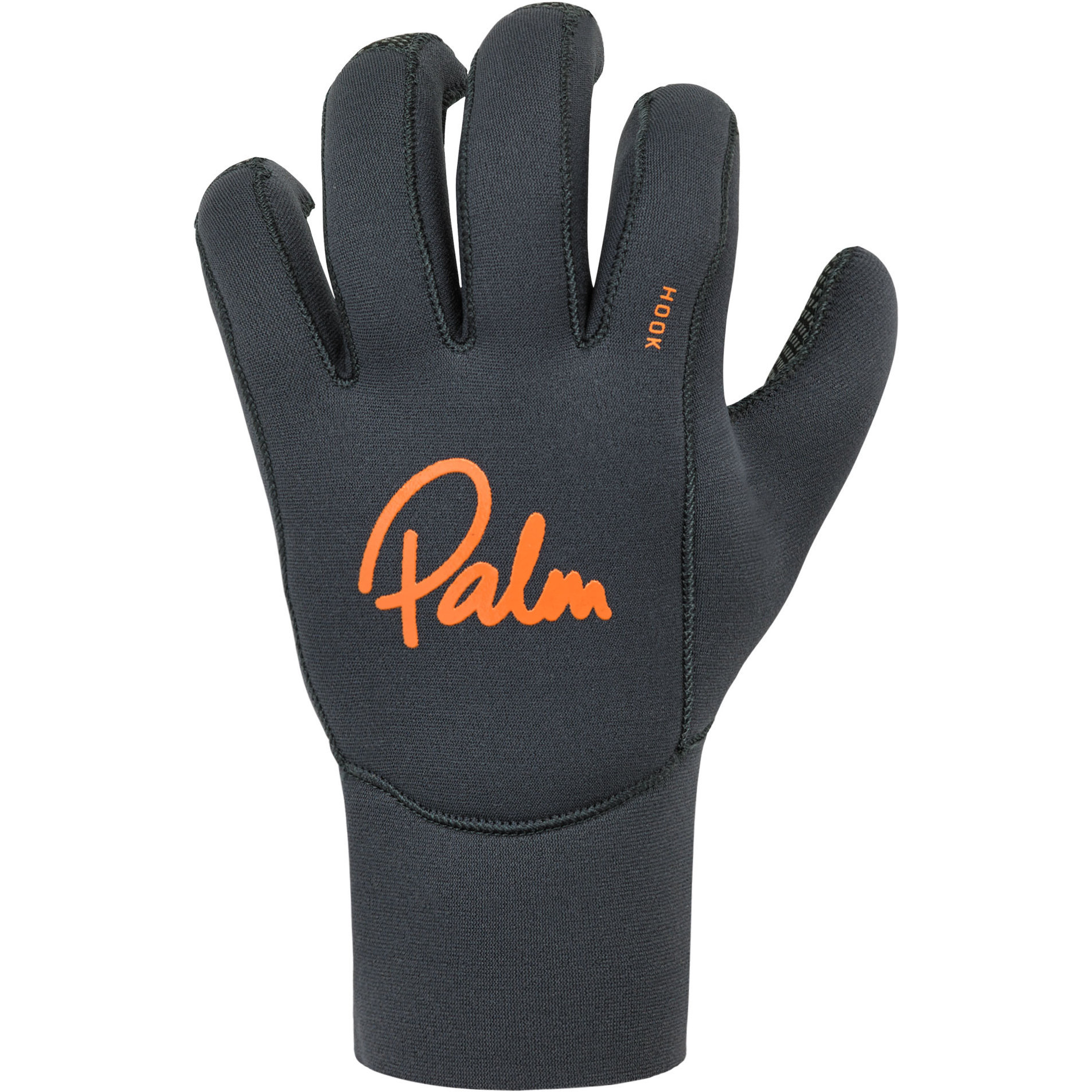 2026 Palm Hook 3mm Neoprene Gloves 12325 - Jet Grey