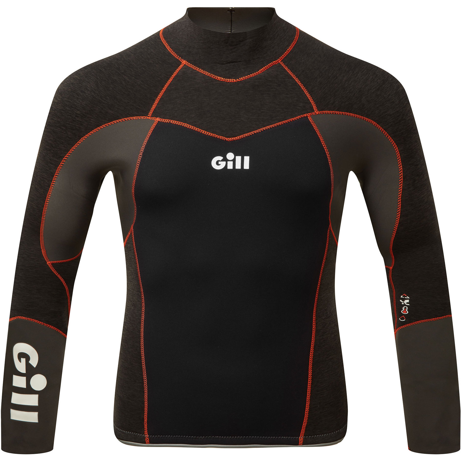 Gill Mens Zentherm 2.5mm GBS Neoprene Top 5001 - Black
