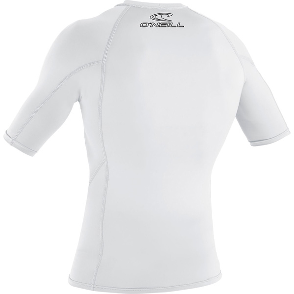 2026 O'Neill Youth Basic Skins Short Sleeve Rash Vest 3345 - White