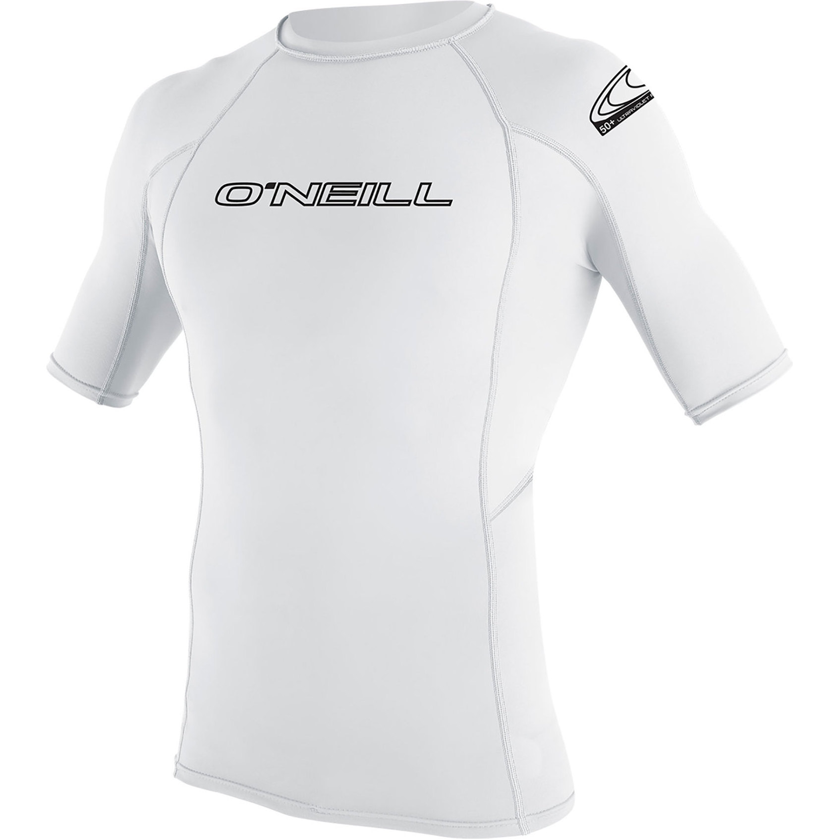 2026 O'Neill Youth Basic Skins Short Sleeve Rash Vest 3345 - White