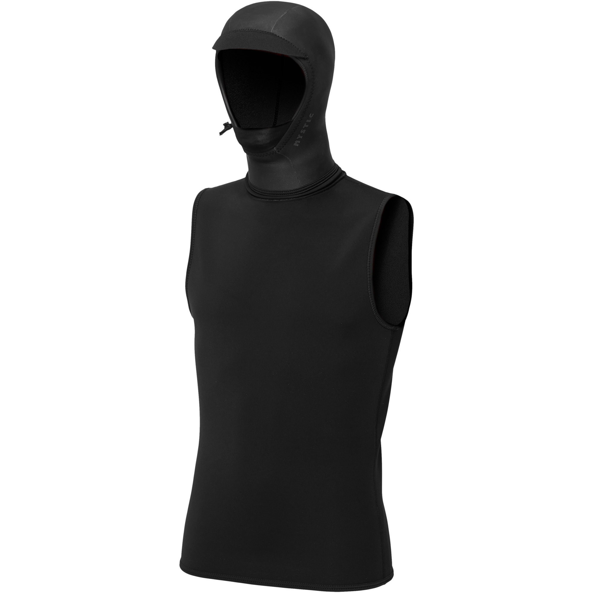 2026 Mystic 3/2mm Neoprene Hooded Wetsuit Top 35016.230016 - Black