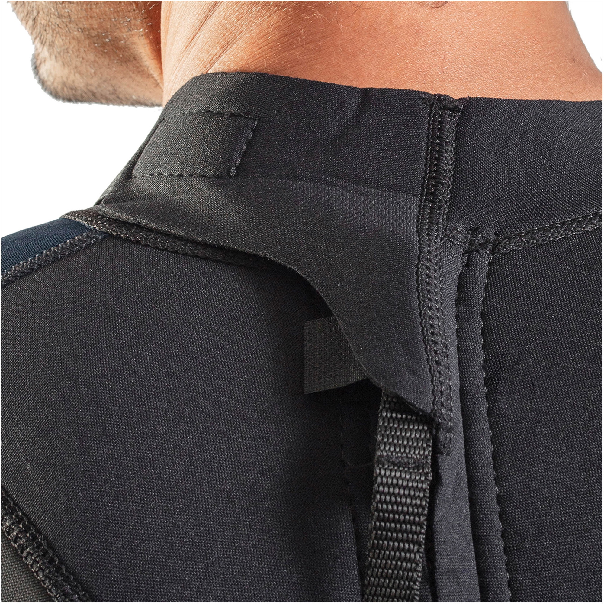 2026 Gul Mens G-Force 3mm Back Zip Flatlock Wetsuit GF1305-B7 - Black / Navy