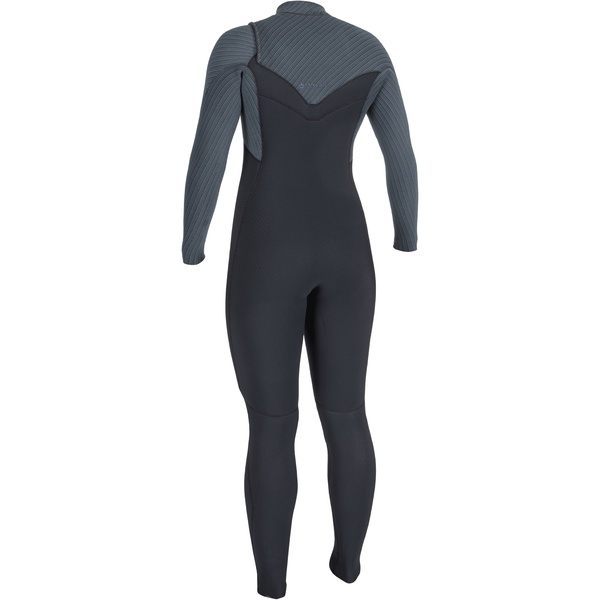 O'Neill Womens Blueprint 4/3+mm Chest Zip Wetsuit 5501 - Black / Shade