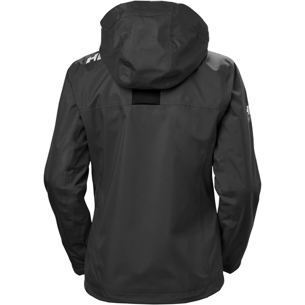 2024 Helly Hansen Womens Crew Hooded Midlayer Sailing Jacket 33891 - Black