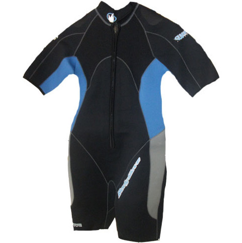 Bodyglove WOMENS Aura 3mm Dive Shorty Wetsuit Black / Blue BG493