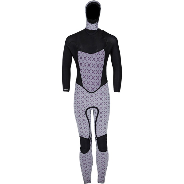 Billabong Furnace Carbon X 5/4mm Hooded Chest Zip Wetsuit BLACK F45M13