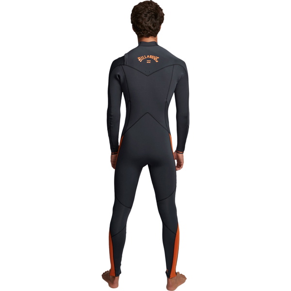 2020 Billabong Mens Furnace Absolute 5/4mm Chest Zip Wetsuit Black Sand Q45M09