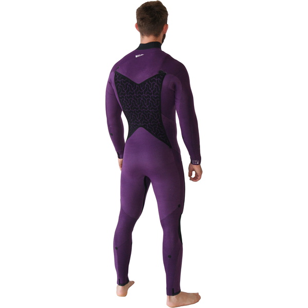 2020 Billabong Mens Furnace Absolute 5/4mm Chest Zip Wetsuit Black Sand Q45M09