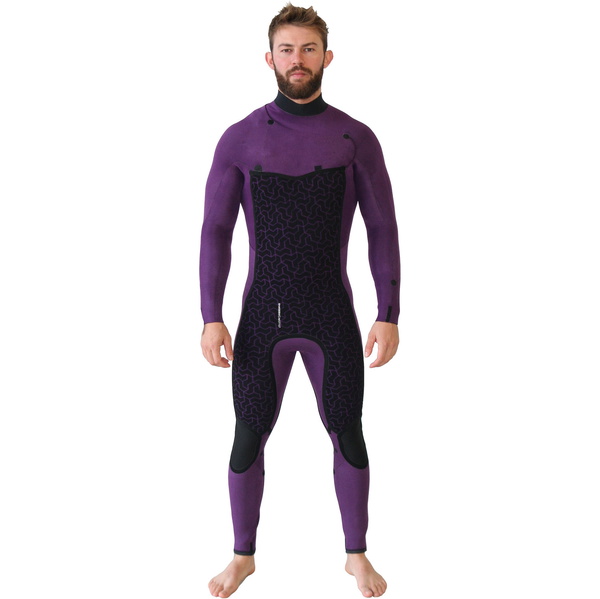 2020 Billabong Mens Furnace Absolute 5/4mm Chest Zip Wetsuit Black Sand Q45M09