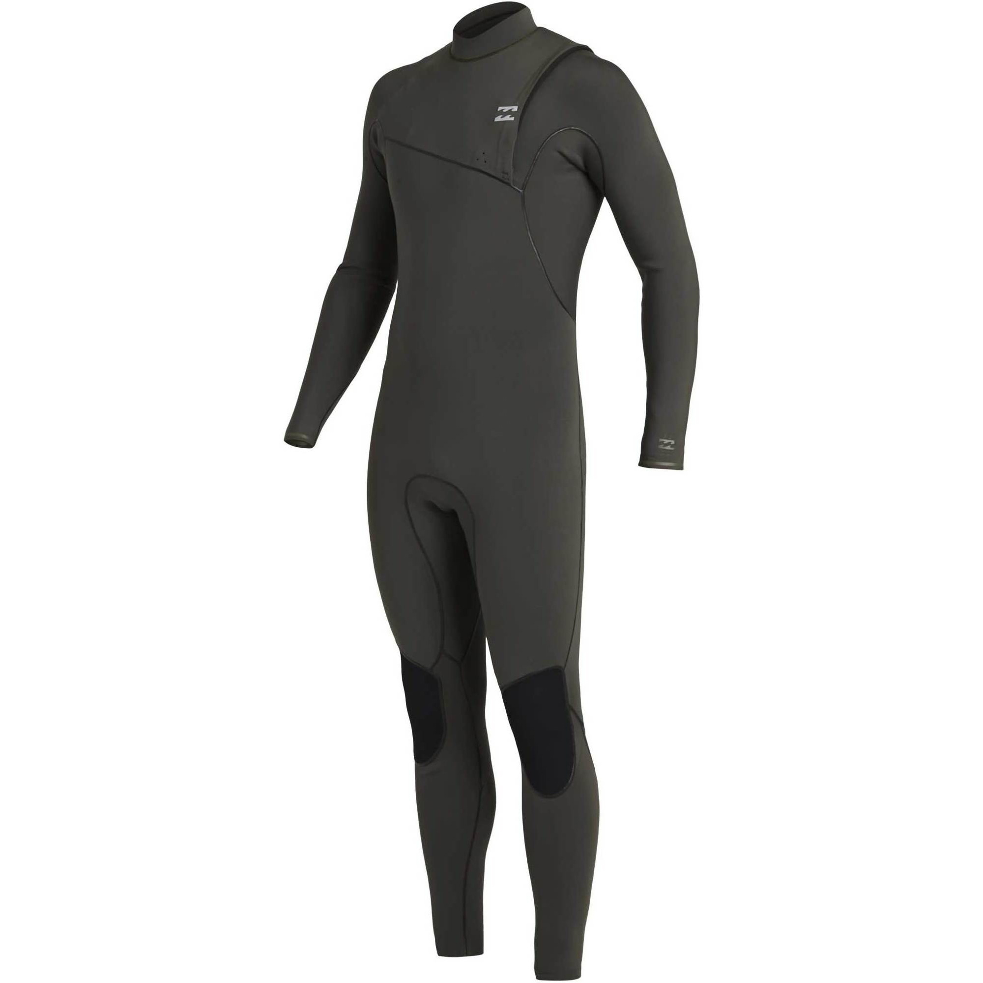 2021 Billabong Mens Furnace Natural 4/3mm Zipperless Wetsuit U44M50 - Black Moss