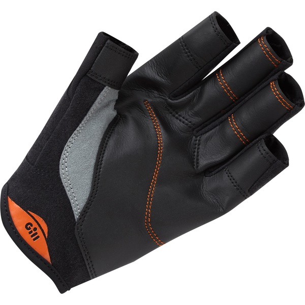 2026 Gill Championship Short Finger Sailing Gloves - Black