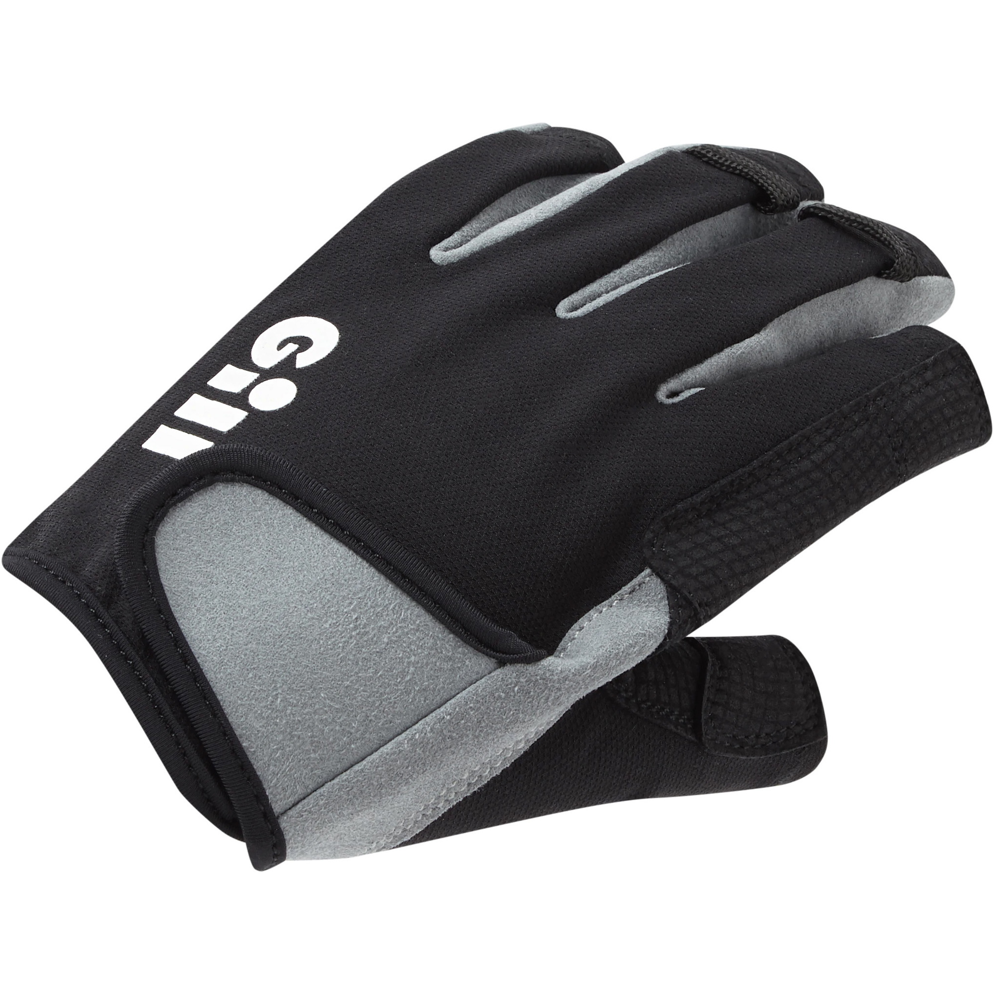 2026 Gill Junior Deckhand Short Finger Gloves 7043J - Black