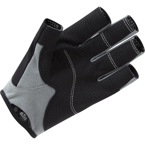 2026 Gill Junior Deckhand Short Finger Gloves 7043J - Black