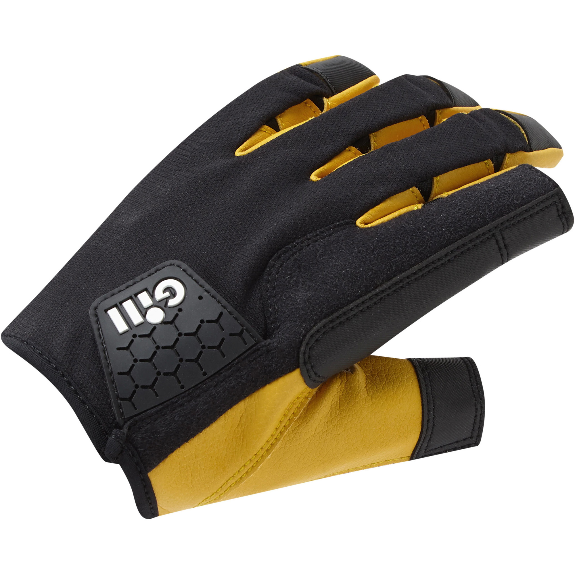 2026 Gill Pro Long Finger Sailing Gloves 7453 - Black