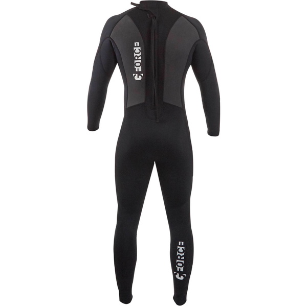 2026 Gul Junior G-Force 3mm Back Zip Flatlock Wetsuit GF1307-B7 - Black