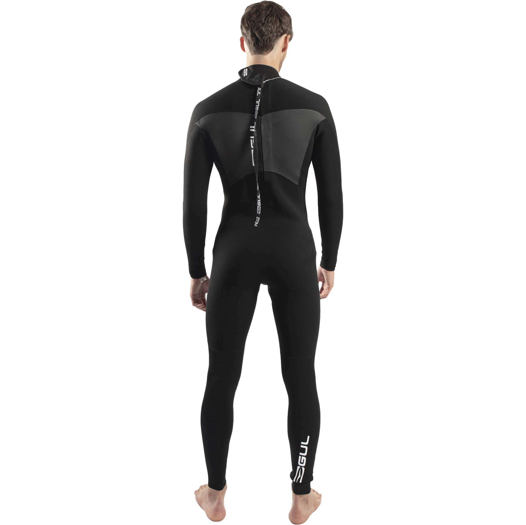 2026 Gul Mens Response 4/3mm GBS Back Zip Wetsuit RE1246-C1 - Black