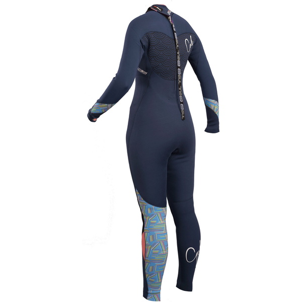 2019 Gul Response Womens FX 3/2mm GBS Wetsuit Blue / Lines RE1264-B4