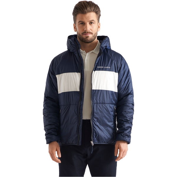 2020 Henri Lloyd Mens Maverick Hooded Liner Mid Layer Jacket P201110055 - Navy Block