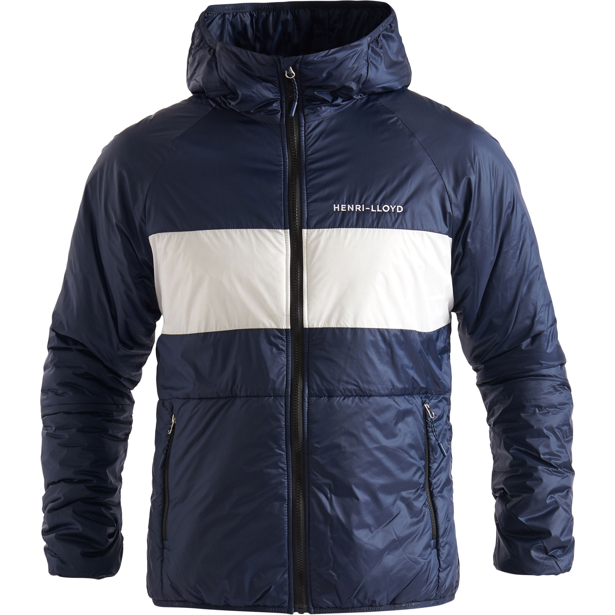 2020 Henri Lloyd Mens Maverick Hooded Liner Mid Layer Jacket P201110055 - Navy Block