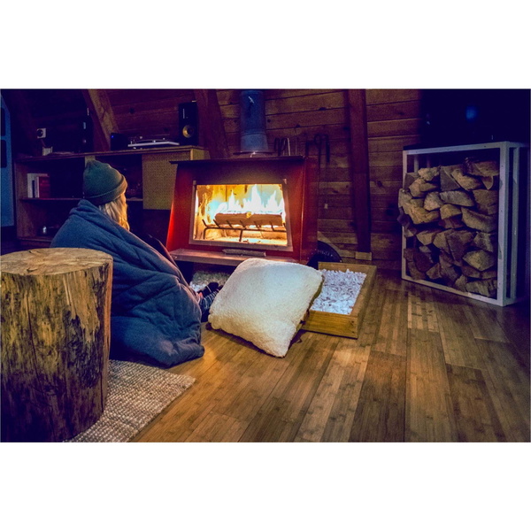 2021 Voited Recycled Fleece Outdoor Camping Pillow Blanket V20UN01BLFLC - Dark Navy