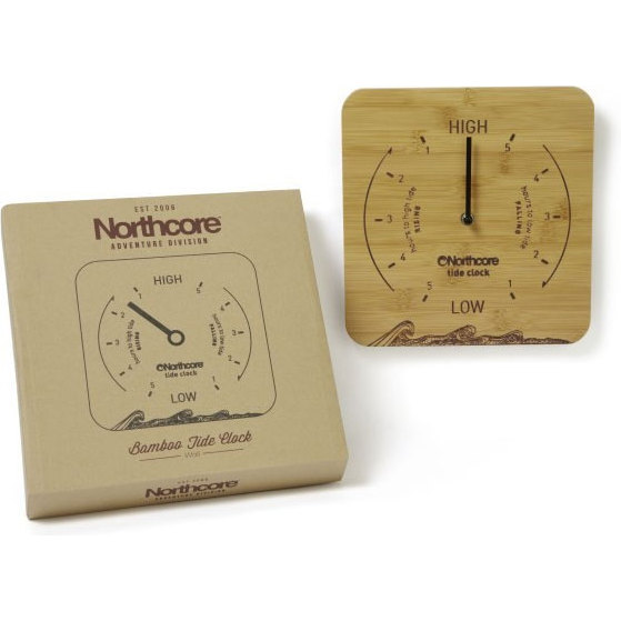 2026 Northcore Wall Mounted Bamboo Tide Clock NOCO88B