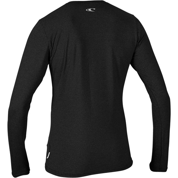 2019 O'Neill Womens Hybrid Long Sleeve V Neck Sun Shirt Black 5320