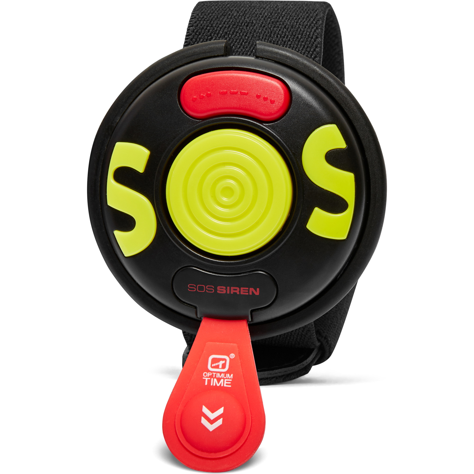 2026 Optimum Time SOS Safety Siren OTSOS - Black / Lime