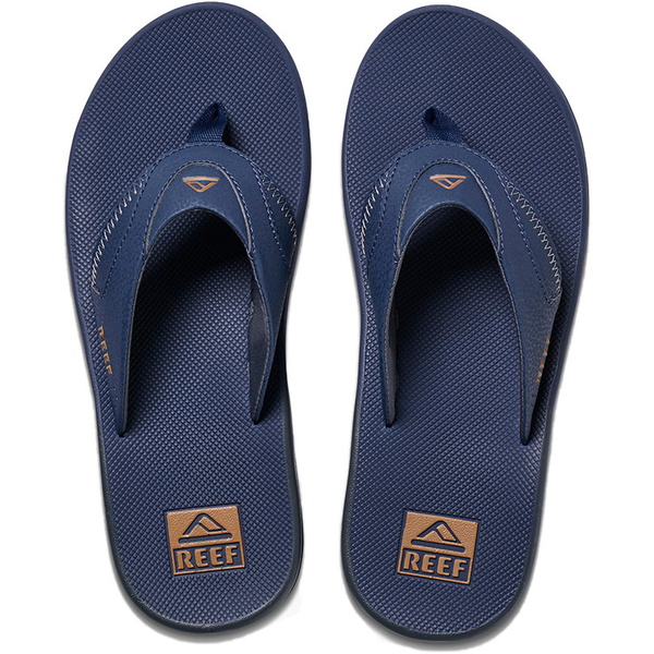 2021 Reef Mens Fanning Bottle Opener Flip Flops / Sandals CI2544 - Deep Seas