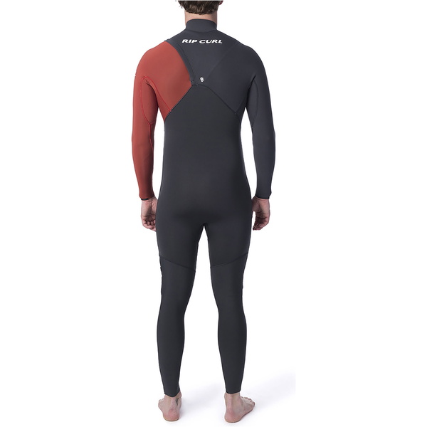 2019 Rip Curl Mens Flashbomb 4/3mm GBS Zip Free Wetsuit Burnt Orange WSM9EF