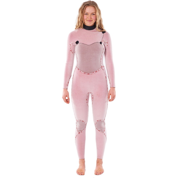 Rip Curl Womens Flashbomb 5/3mm Chest Zip Wetsuit WSTYGG - Black