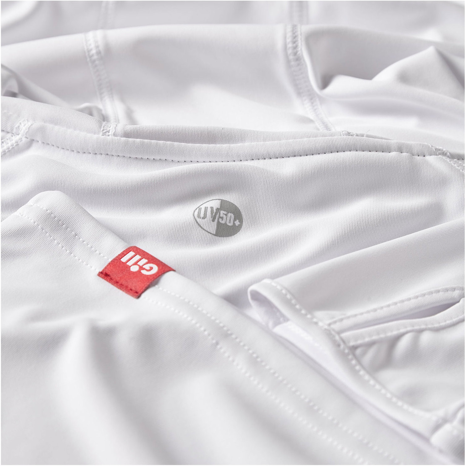 2026 Gill Mens UV Tec Hoody White UV016