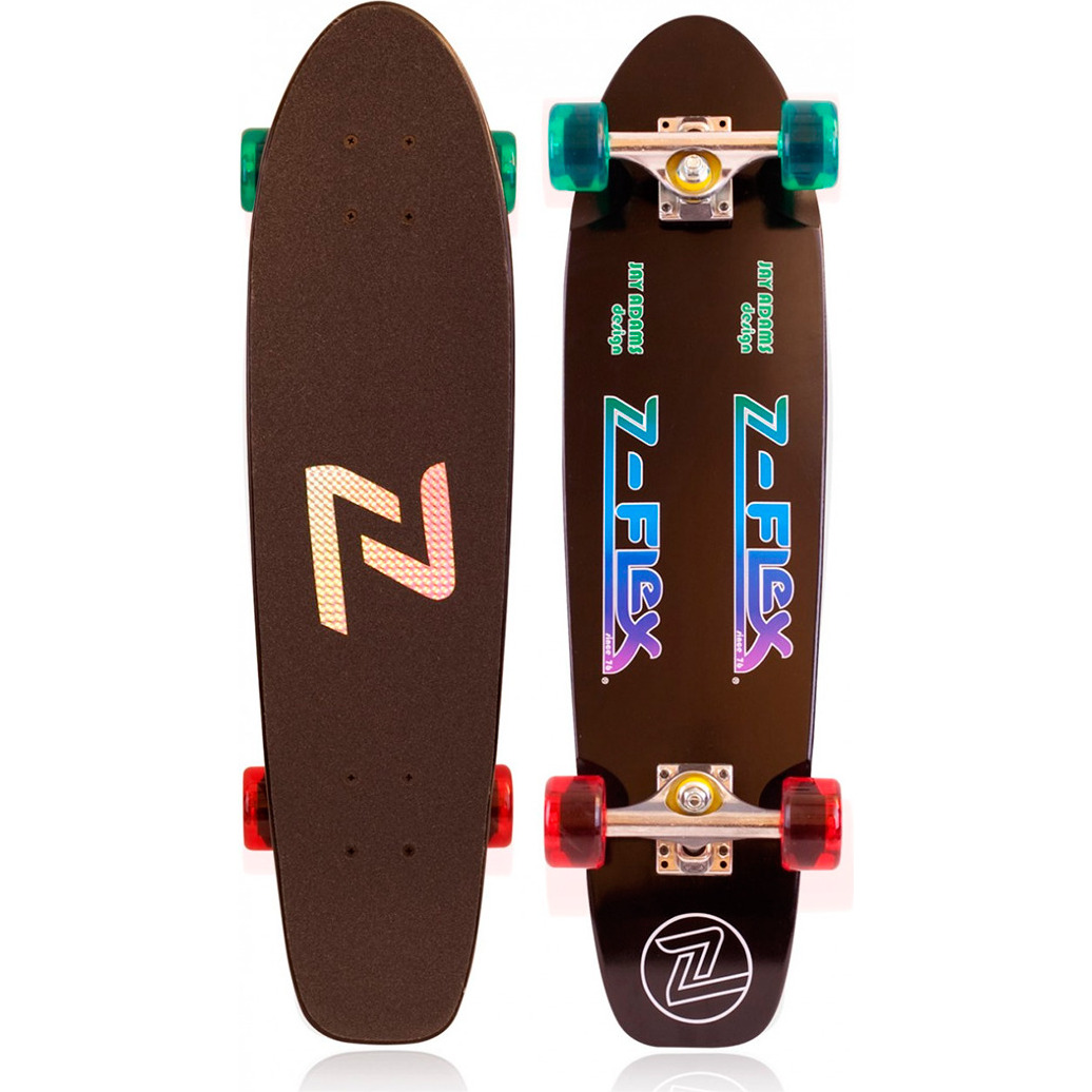 Z-Flex Jay Adams Black/Green Rainbow 29 75 Cruiser - Complete