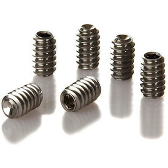 2026 Northcore FCS Compatible Fin Screws x 6 NH02 - Silver