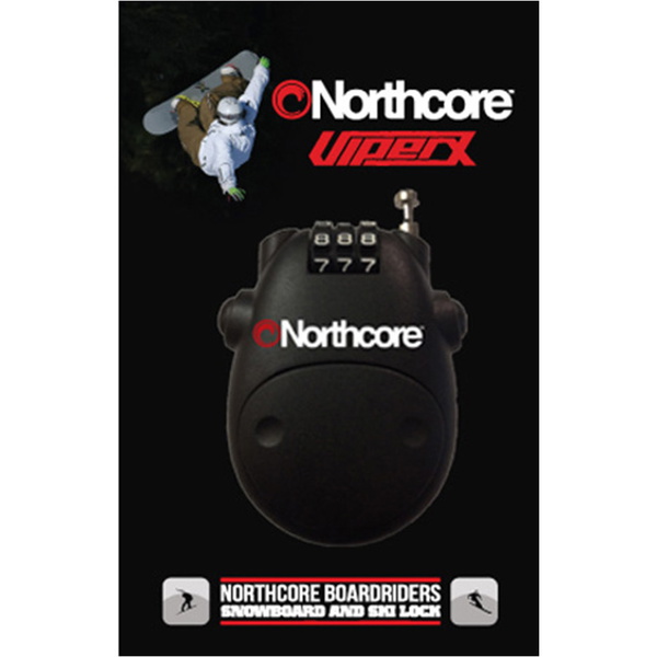 2026 Northcore Viper-X 2G Luggage Travel Lock NOCO13B - Black
