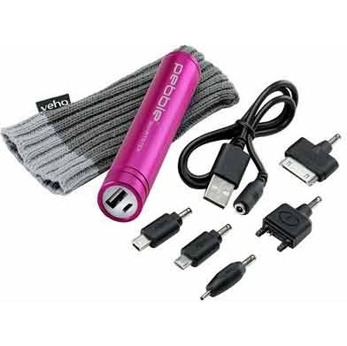 Veho Pebble Smartstick Emergency Battery Charger PINK