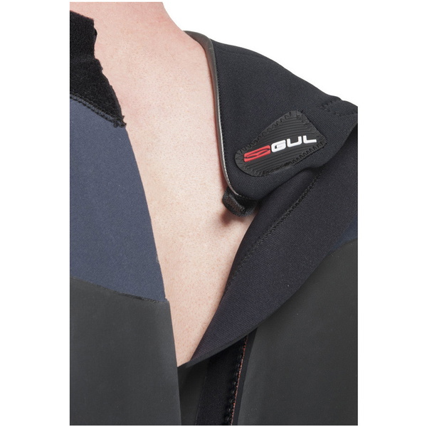 Gul Response 5/3mm  GBS Back Zip Wetsuit Black / Graphite / Red RE1213