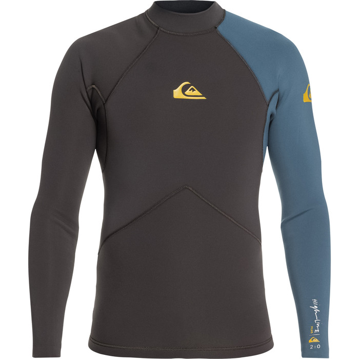 Quiksilver Highline+ 2mm Neoprene Top Blue Steel EQYW803017