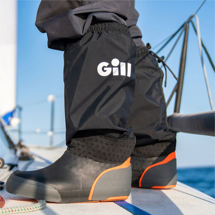 2024 Gill Marine Offshore Sailing Boots 916 Black Sailing