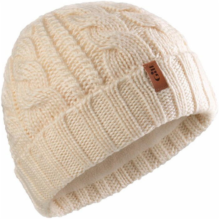 Gill Cable Knit Beanie in Sail Cloth HT32 Sailing Accessories Gloves Hoods Watersports Outlet